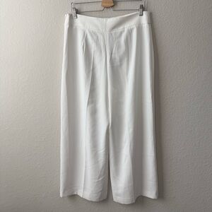 Zara Women's Culotte Trousers High Waist Cropped Wide Leg Pants Size XL